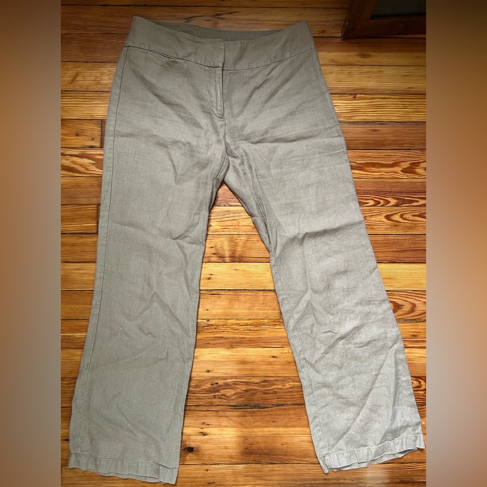 Eileen Fisher 100% Linen Women’s Wide Leg Pants